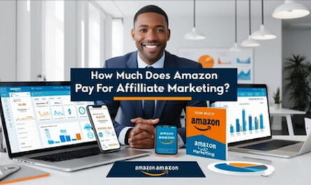 Image of How Much does Amazon Pay for Affiliate Marketing, and a male professional