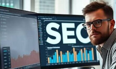 Photo of a male SEO Expert in the office