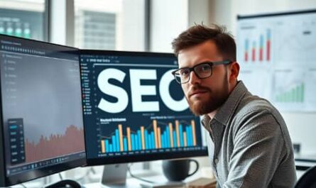 Photo of an SEO Expert in office