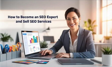 Image of an female SEO expert