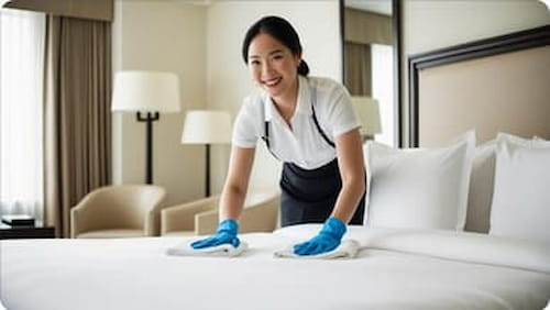How can I write application letter for housekeeping in a hotel
