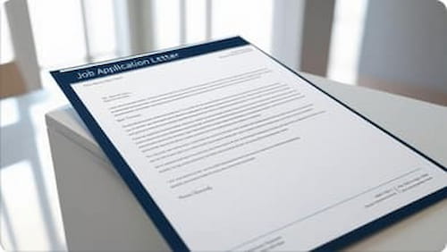How can I write good job application letter as front desk