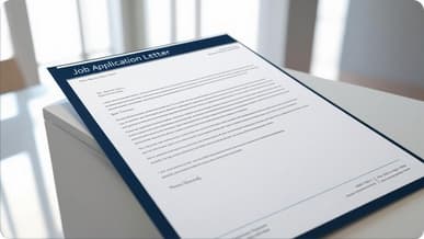 How can I write good job application letter as front desk