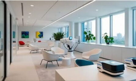 Image of ai automated office space