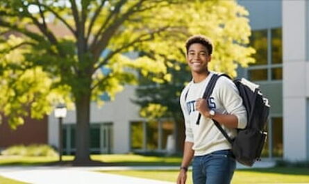 Image of a male US student looking for ways to make make money offline