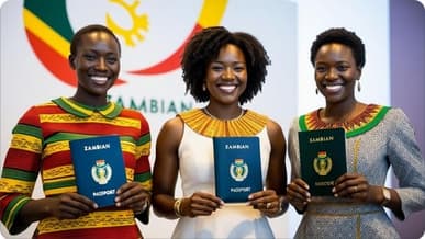 Visa free countries for Zambian passport holders