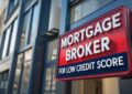 Image displaying mortgage broker for low credit score