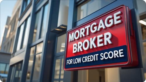 Mortgage broker for low credit score in America