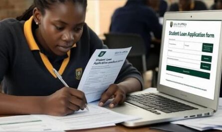 Image of a student applying for a private student loan
