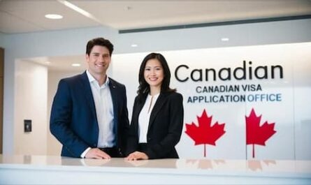 Image of a male & female Canada visa applicant