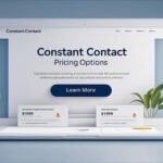 Image showing constant contact pricing options